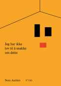 Jeg har ikke lov til å snakke om dette av Nora Aschim (Innbundet)