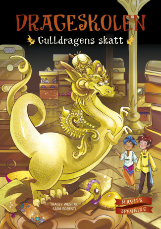 Drageskolen 12: Gulldragens skatt av Tracey West (Innbundet)